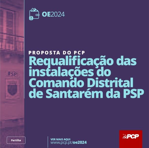 Requalificação das instalações do Comando Distrital de Santarém da PSP