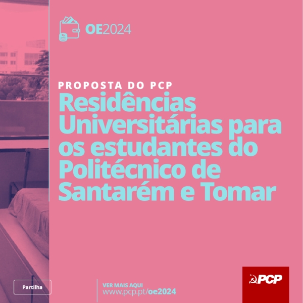 Construção de residências para estudantes do Instituto Politécnico de Santarém e do Instituto Politécnico de Tomar